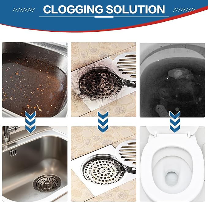 Drain Clog Remover 18 Packs Fast Acting Drain Cleaner Powders - Image 5
