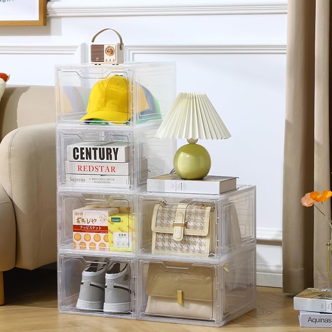 6 Pack Closet Organizers and Storage, Clothes Organizers and Storage, Plastic - Image 8