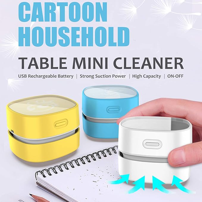 ODISTAR Desktop Vacuum Cleaner, Mini Table dust Sweeper Energy Saving - Image 5