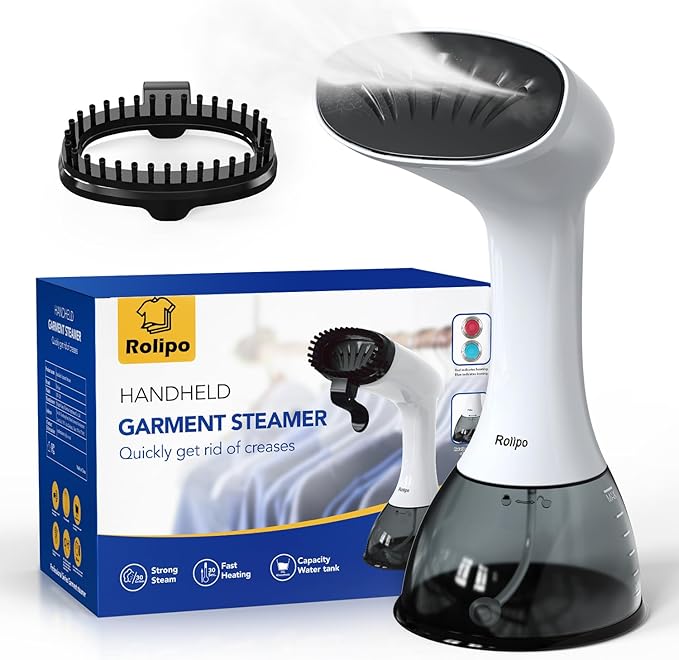 Steamer for Clothes 1350W, Clothes Steamer for Home, Upgraded 400ML Large by Rolipo