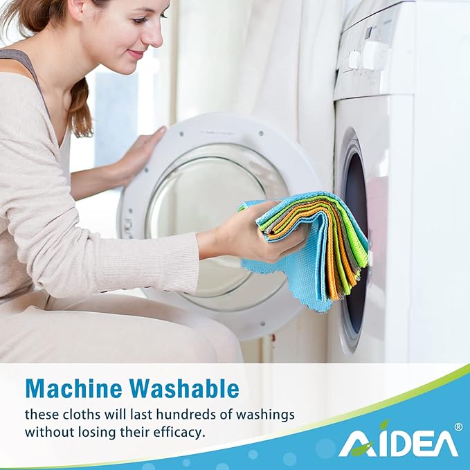 AIDEA Microfiber Glass Cleaning Cloth, Premium Microfiber Glass and Window - Image 6