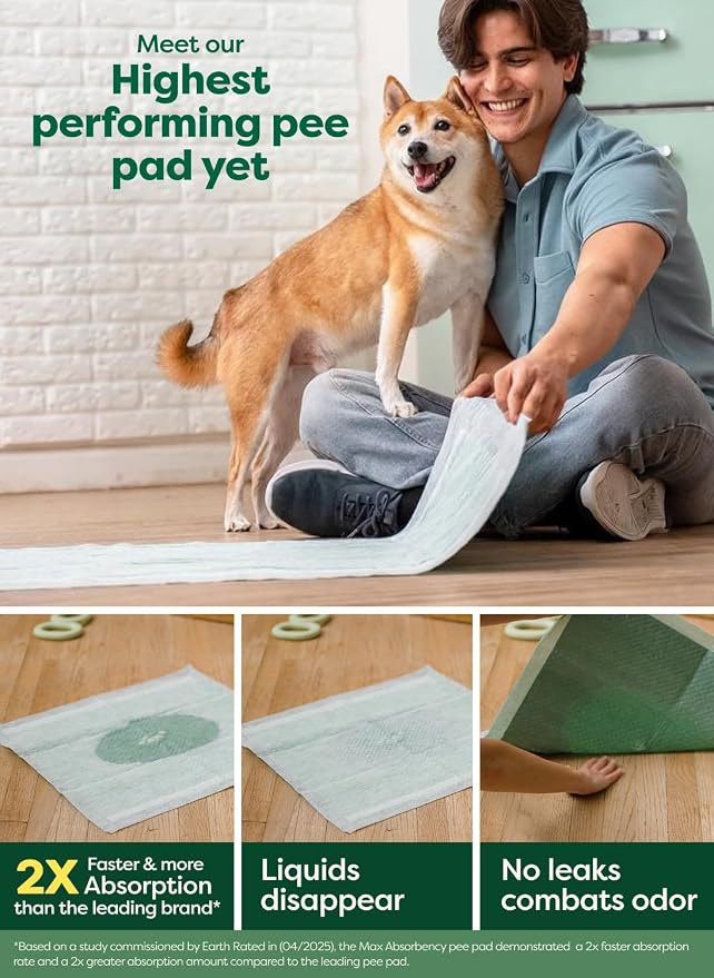 Earth Rated Max Absorbency Puppy Pee Pads - Image 2