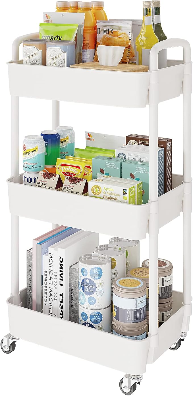 Laiensia 3-Tier Rolling Cart by Laiensia