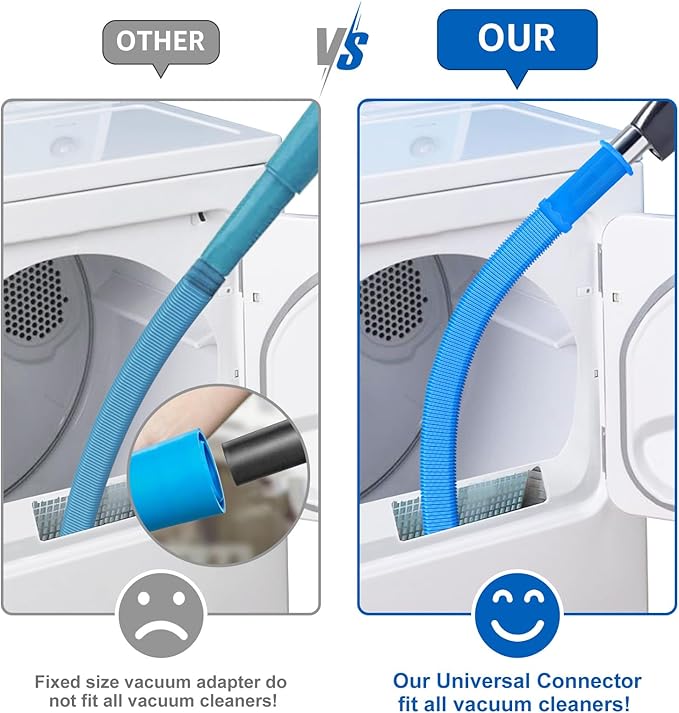 Sealegend Dryer Vent Cleaner Kit Vacuum Hose Attachment Compatible - Image 2