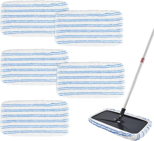 5 Pack Mop Heads Replacements for Ocedar Hardwood Floor 'N More Microfiber Mops by Heuihm