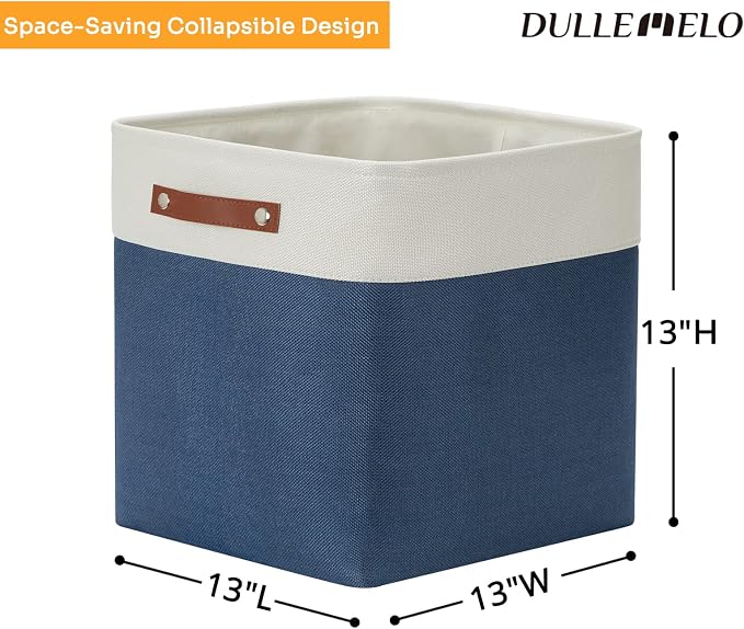 DULLEMELO Storage Baskets for Shelves Closet Storage, Large Home Organization - Image 3
