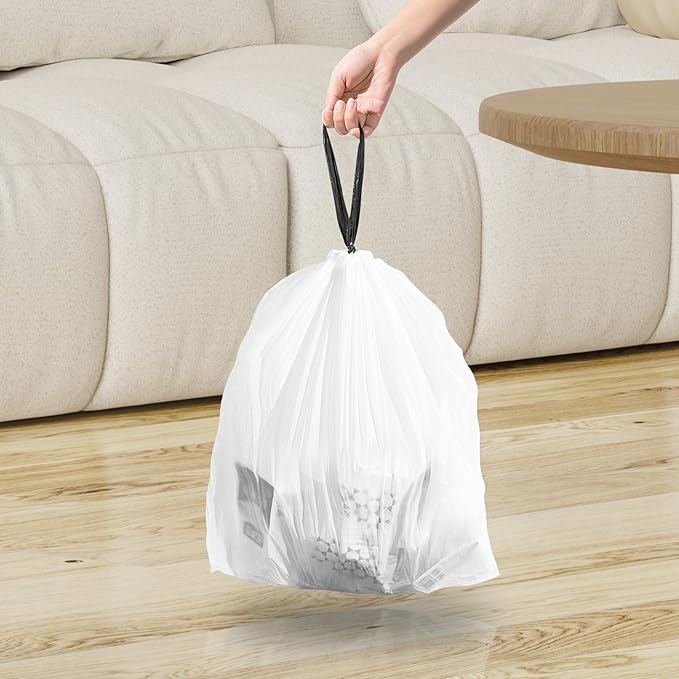 120 Counts 1.6 Gallon Mini Drawstring Trash Bags, Small Garbage Bags by KSSKSS - Image 6