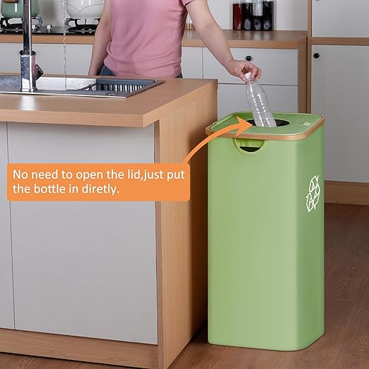 29 Gallons Recycling Bins for Kitchen, Indoor Recycle Bins - Image 4