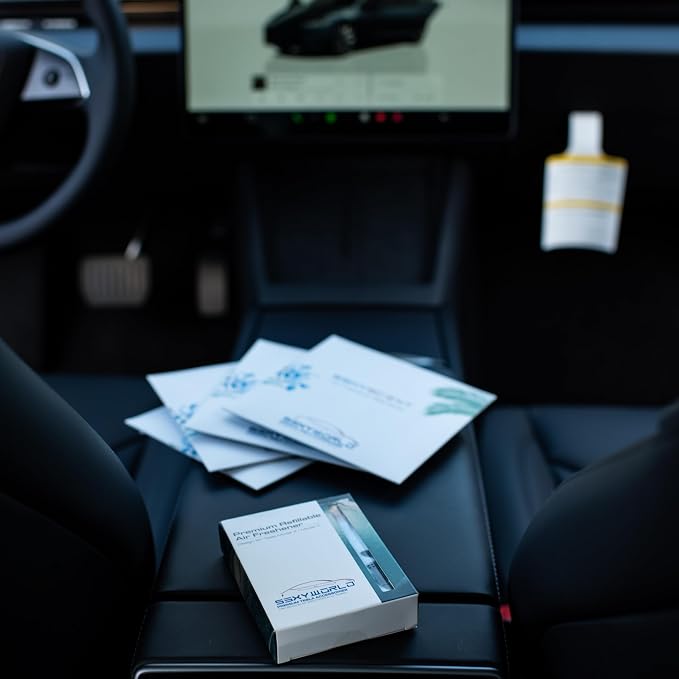 Tesla New Model 3 and Model Y Air Freshener | Invisible Slim Design | - Image 4