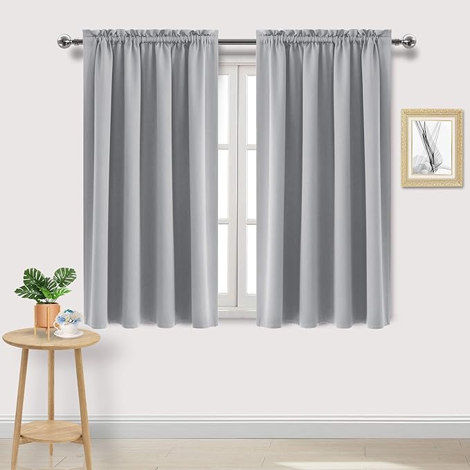 DWCN Blackout Curtains Room Darkening Thermal Insulated Bedroom Curtains Window by DWCN