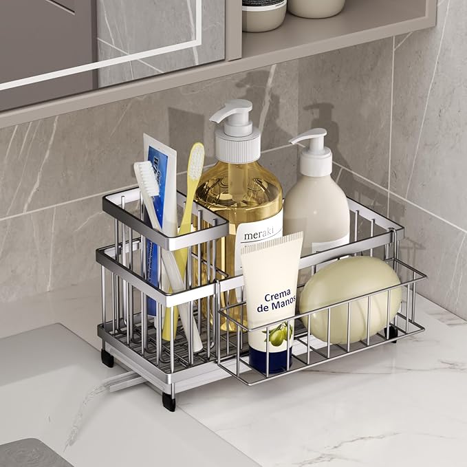 SWTYMIKI Sink Caddy Sponge Holder - Image 4