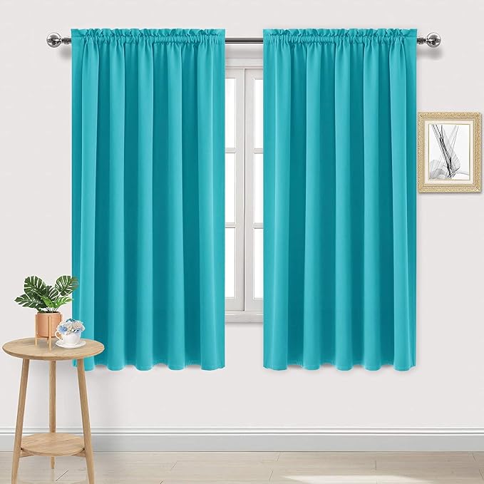 DWCN Blackout Curtains for Bedroom – Rod Pocket Thermal Insulated Noise by DWCN
