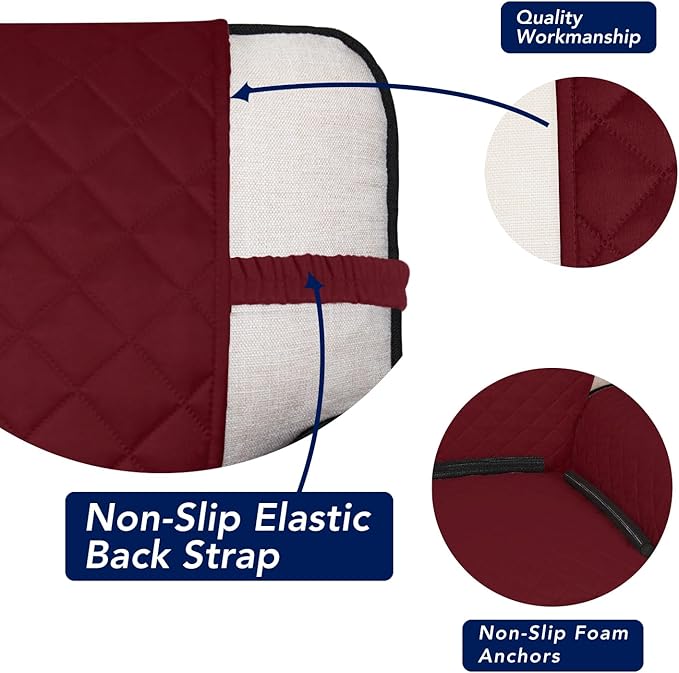 PureFit Reversible Quilted Sofa Cover, Water Resistant Furniture Protector - Image 3