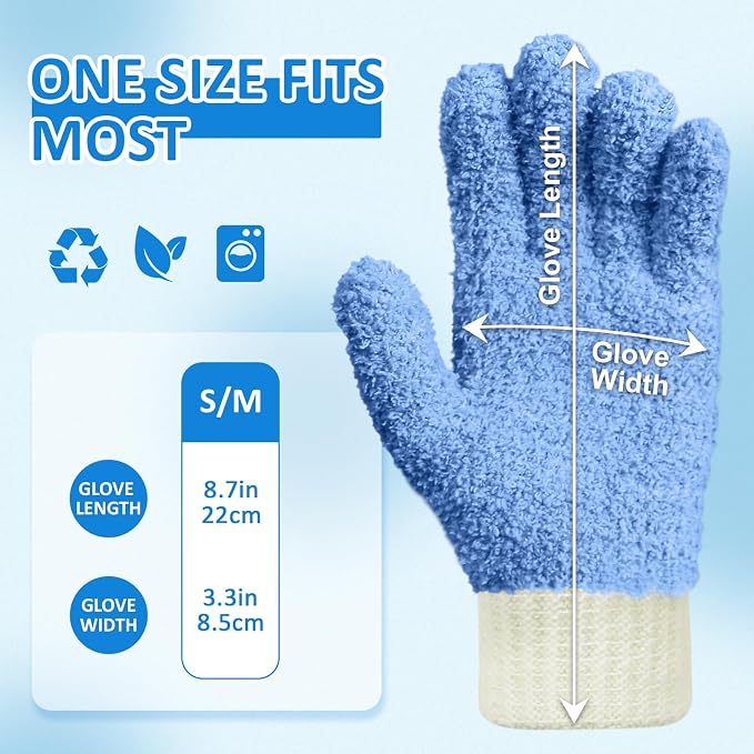 MIG4U Microfiber Dusting Gloves House Cleaning Glove - Image 6