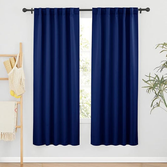 RYB HOME Kitchen Curtain Room Darkening Drapes, Thermal Insulated Curtains by RYBHOME
