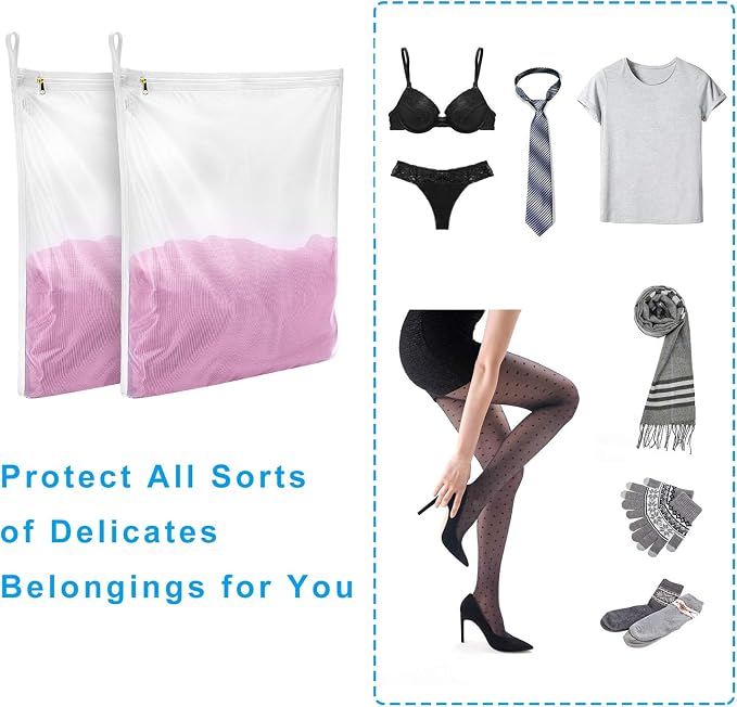 GOGOODA Delicates Laundry Bags, Fine Mesh Wash Bag - Image 5