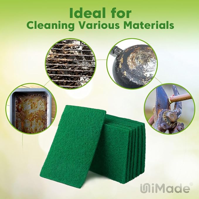 Heavy Duty Scouring Pads, Garage and Outdoors, Reusable Dish Scrubber Pads - Image 2