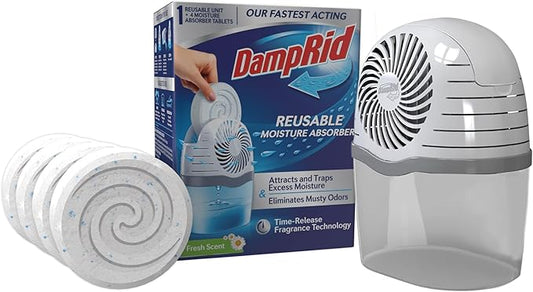 DampRid Moisture Absorber Drop-In Tablet Refill Pack, Fresh Scent, 15.8 oz. by DampRid