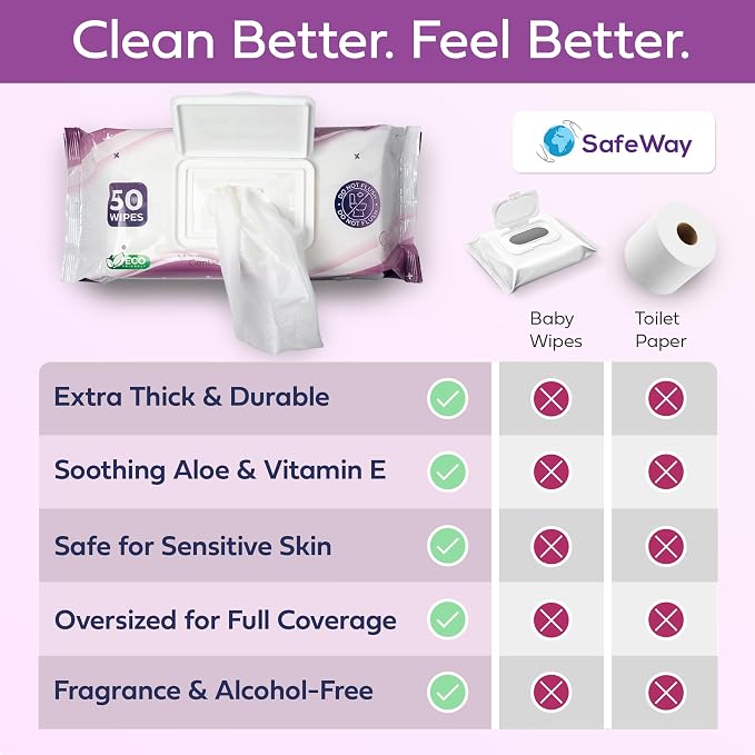 SAFEWAY Adult Wipes Disposable — Multi-Purpose Wipes, Alcohol-Free, Preferred - Image 5
