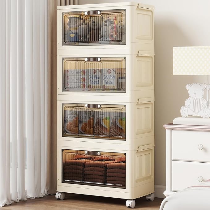 4 Tier - 48QT Storage Bins by Unknown
