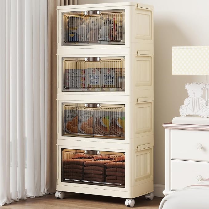 4 Tier - 34QT Storage Bins by Unknown