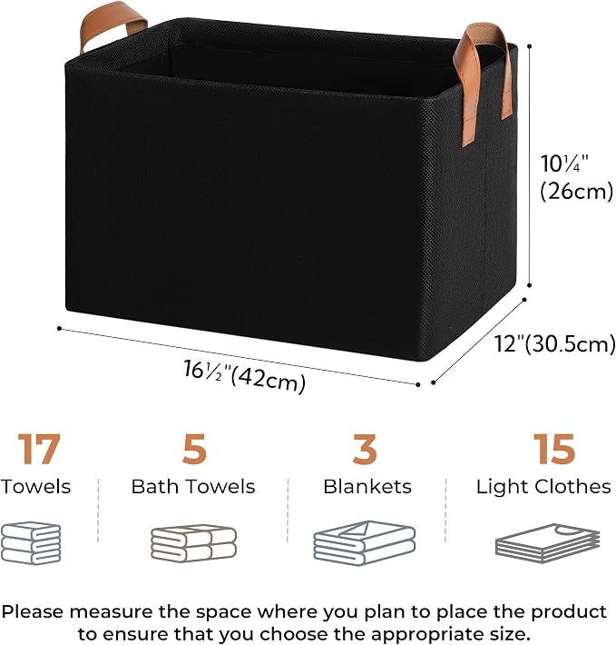 GRANNY SAYS Storage Baskets for Shelves, Closet Organizer Bins, Clothes Storage - Image 6