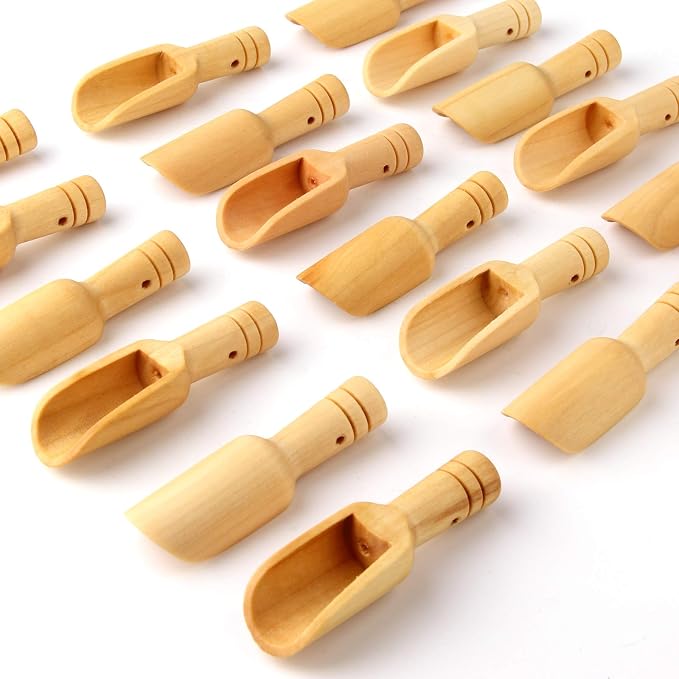 20pc Mini Wooden Spoons，Mini Bamboo Spoons - Image 7