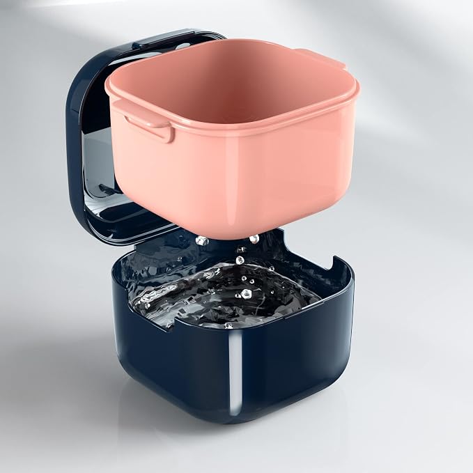 Denture Cup，Retainer Case, Cute Night Mouth Guard Box Holder, Storage Soak - Image 6