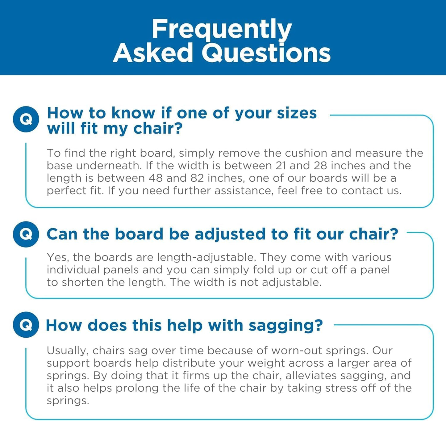 Heavy Duty Chair Cushion Support for Sagging Cushions (17x22) Engineered Wood Chair Seat Support for Sagging Seat, Under Foam Firming Boards for Recliner and Armchair Saver Stiffener Reinforcement