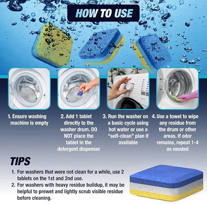 Washing Machine Cleaner Descaler 28 Pack - Image 6