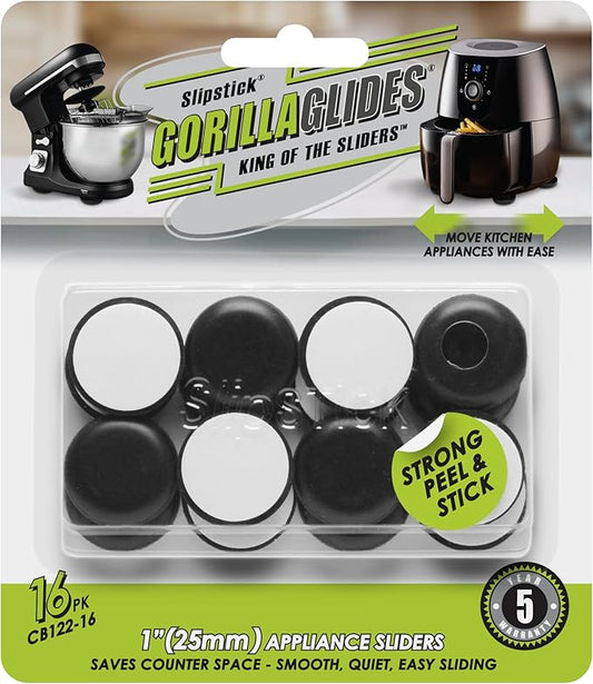 Slipstick GorillaGlides Kitchen Appliance Sliders Self Adhesive Countertop by Slipstick
