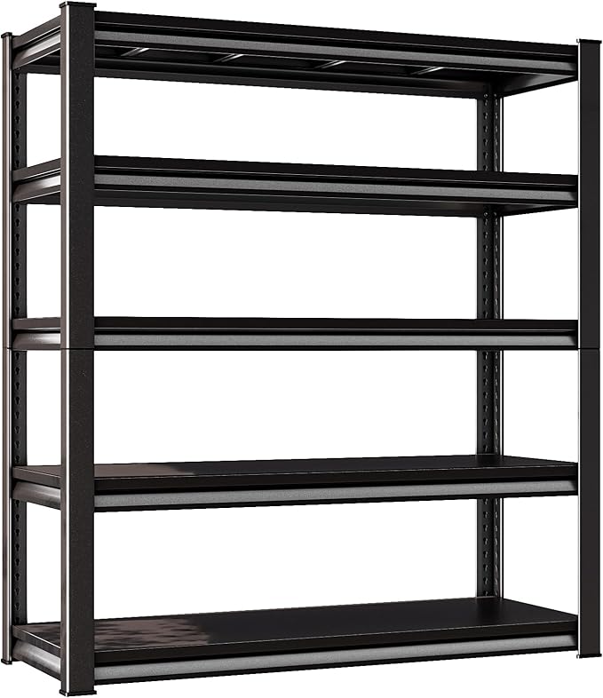 78" H Garage Shelving Heavy Duty，2800LBS Loads Adjustable Garage Storage Shelves - Image 8