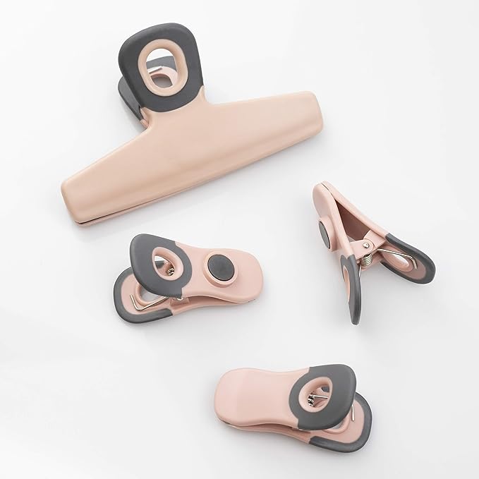 COOK WITH COLOR Bag Clips, Heavy Duty Chip Clip and Refrigerator Magnet Clips - Image 5