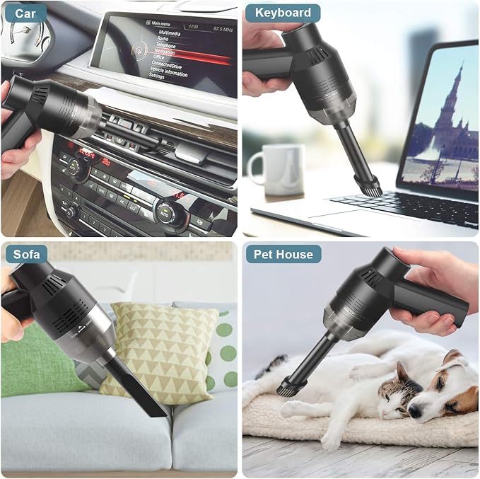 Mini Vacuum Cordless Vacuum Keyboard Cleaner Mini Computer Vacuum Rechargeable - Image 2