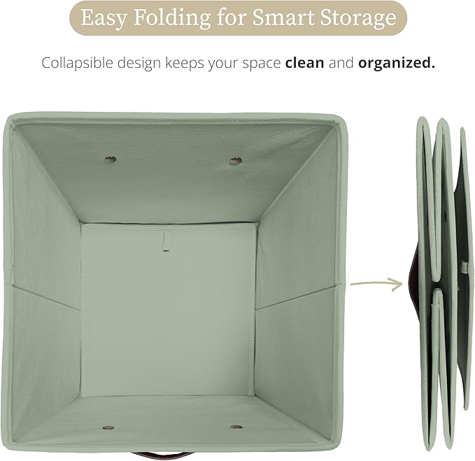 DECOMOMO Storage Cubes, Fabric Organizer Bins - Image 6