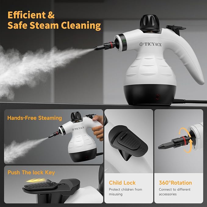 Steam Cleaner, Handheld Steam Cleaner - Image 5