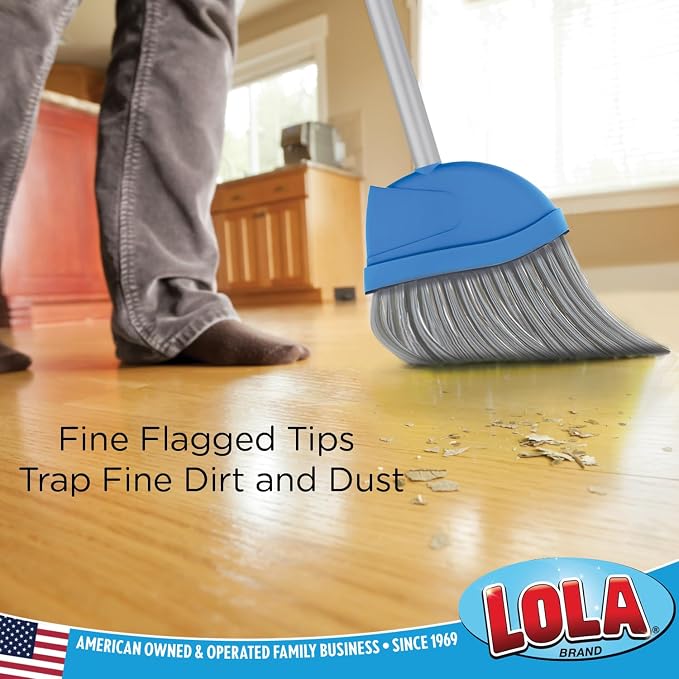 Angle Broom, Large Style, Made w/Recycled Soda Bottle Bristles, & Aluminum - Image 3