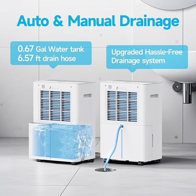34 Pints Dehumidifiers for Home - Image 3