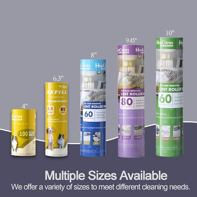 9.45 inch Large Surface Lint Roller Refills, Fits Most 9.45" Supersize Lint - Image 7