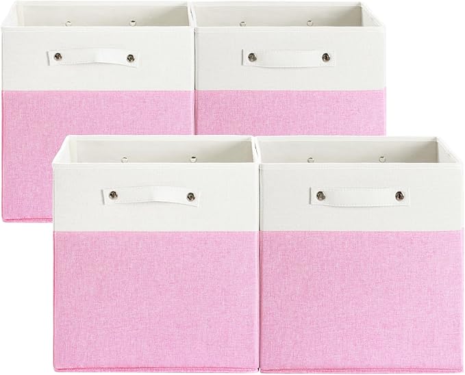13 x 13 Inch Fine Linen Storage Bins by FinishingBo
