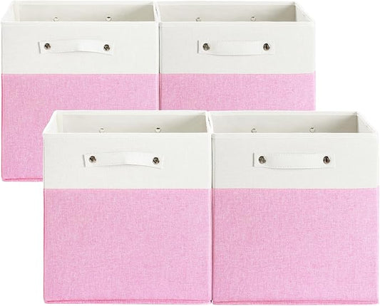 13 x 13 Inch Fine Linen Storage Bins by FinishingBo