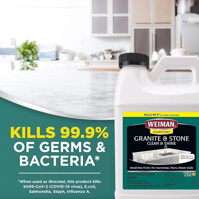 Weiman Disinfecting Granite Daily Clean & Shine Refill, 64 Oz - Image 5