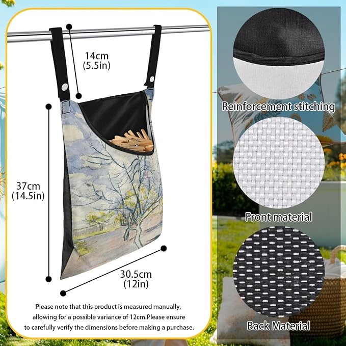 Weather Resistant Clothespin Storage Bag - Image 6