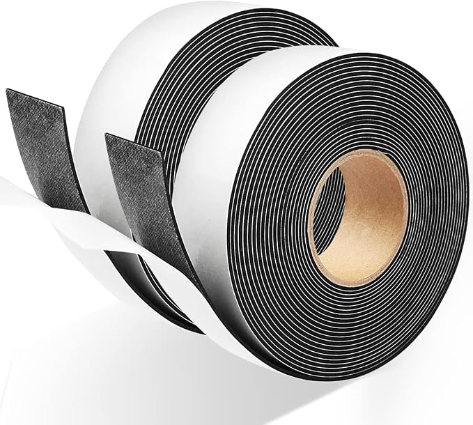 2 Rolls Weather Stripping Door Seal, Adhesive Closed Cell Weather Strip… by YIJUHOU