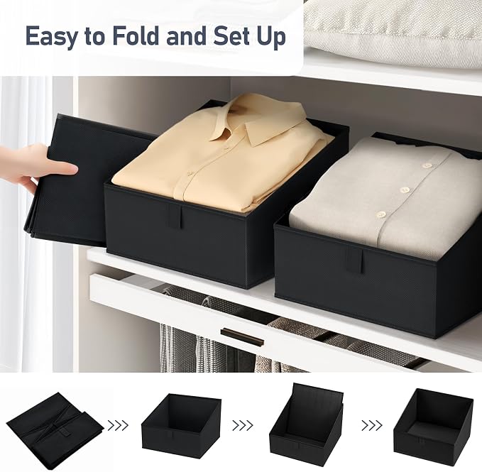 DIMJ Closet Storage Bins 8 Pack - Image 5