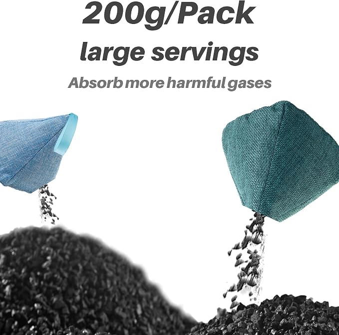 Charcoal Bags Odor Absorber Activated Bamboo Charcoal Air Purifying Bags - Image 2