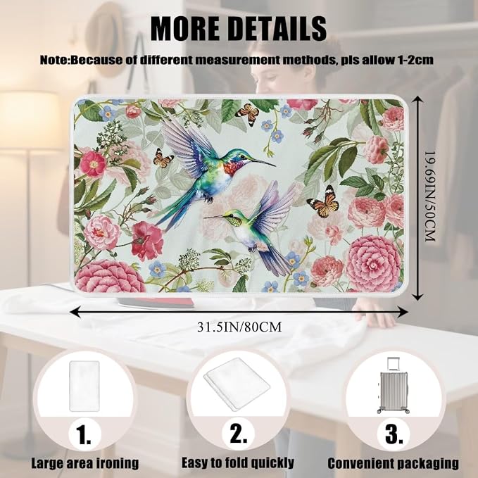 Ironing Mat Foldable Ironing Pad Portable Board Iron Board Alternative Cover - Image 7