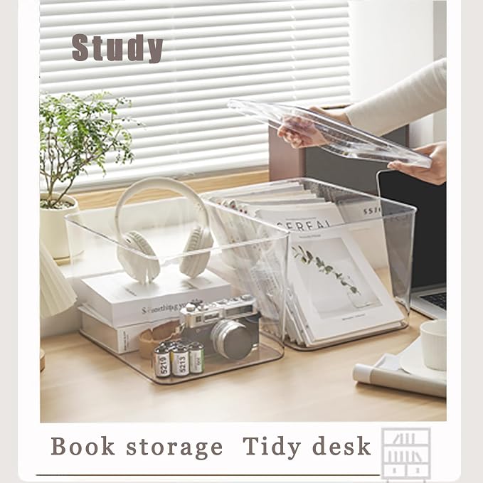 Clear plastic storage bins - Image 5