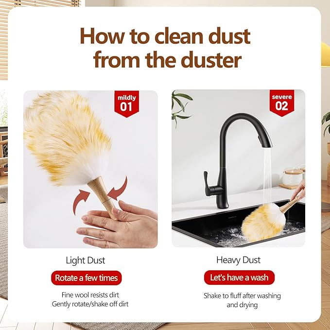 Lambswool Duster for Cleaning - Image 5