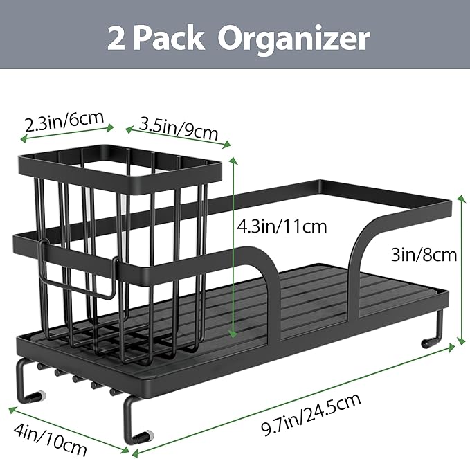 Sponge Holder for Kitchen Sink, Sink Caddy Organizers - Image 6